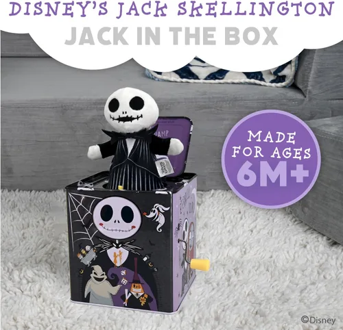 Miniatura 2 de Kids Preferred Disney Baby The Nightmare Before Christmas Jack Skellington - Juguetes musicales clásicos para bebés y niños pequeños