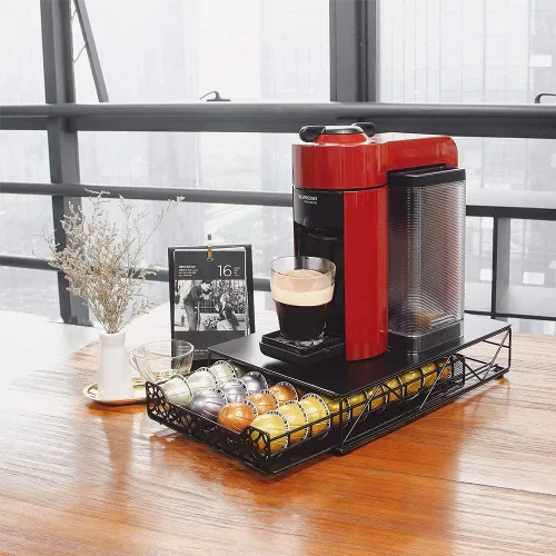 Miniatura 5 de RECAPS Soporte para Cápsulas de Café Cajón de Almacenamiento de Cápsulas Soporte para Cápsulas Organizador de Cocina Compatible con Vertuoline