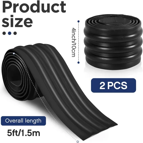 Miniatura 2 de Deekin 2 piezas de protector de quilla de kayak para fibra de vidrio de 4 pulgadas de ancho, kayak, barco de aluminio, evita daños, accesorios