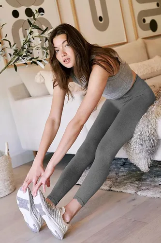 Miniatura 85 de NexiEpoch - Paquete de 4 leggings suaves para mujer, con bolsillos, control de abdomen y cintura alta, pantalones capri para yoga y ejercicio