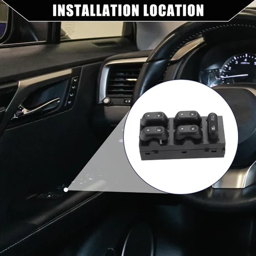 Miniatura 2 de NO.5L1Z-14529-AA/5L1Z-14529-BA/Master - Interruptor de ventana eléctrica para Ford F-150 2004-2008 para Lincoln Mark LT 2006-2007, interruptor
