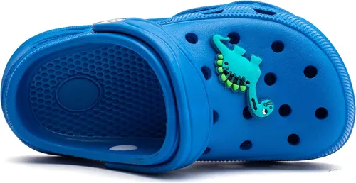Miniatura 4 de WOUEOI Zapatos de jardín para niños y niñas, sandalias de dibujos animados, zuecos, pantuflas de playa para niños