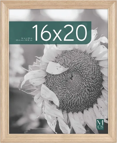 Miniatura 17 de MCS Studio Gallery - Marco para Póster Clásico 24x36 Madera Diseñada con Veta de Madera Natural, Colgado de Pared Vertical y Horizontal Marco Grande