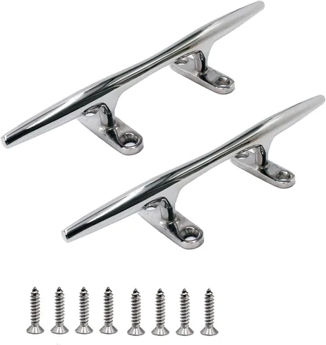 Miniatura 12 de Tacos de barco de acero inoxidable 316 con base abierta para muelle de barco (4"/5"/6"/8"/10"/12")