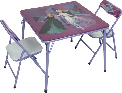 Miniatura 4 de Disney Frozen Juego de mesa y sillas plegables para niños de 36 meses hasta 7 años, incluye: 1 mesa