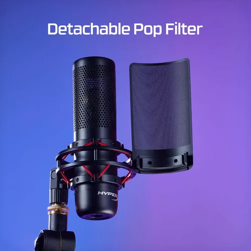 Miniatura 5 de HyperX Micrófono ProCast: micrófono de condensador de diafragma grande, conexión XLR