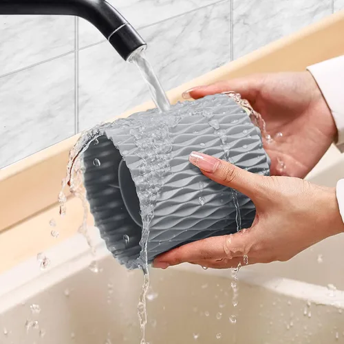 Miniatura 5 de Organizador de brochas de maquillaje, organizador de brochas de maquillaje giratorio de 360°, soporte para lápices, accesorios de escritorio, vaso