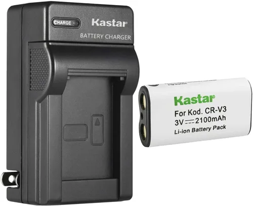Miniatura 8 de Kastar Cargador de batería de pared de CA CR-V3 para Kodak DX6340, DX6440, CD33, Z650 Zoom, Z663 Zoom, Z700, Z710, Z740, Z885, Z1275, CR-V3, CR-V3P