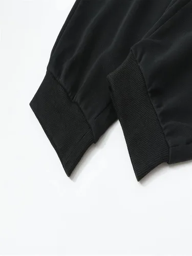 Miniatura 3 de GORGLITTER Pantalones deportivos con estampado de alas para hombre, con cordón en la cintura