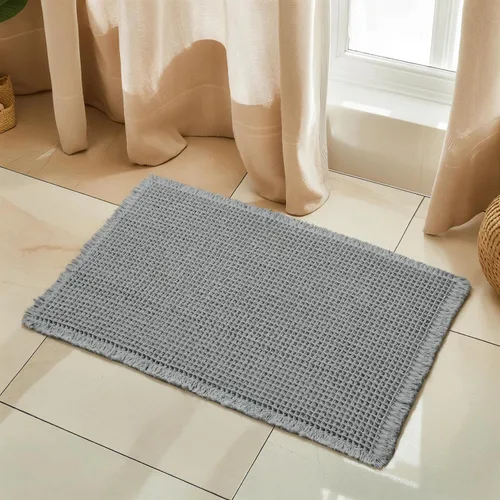 Miniatura 30 de Subrtex - Alfombras de baño de chenilla, tapete de baño de felpa corta y suave, tapete de ducha absorbente de agua, tapete de baño para la ducha