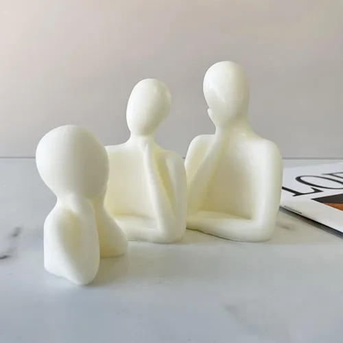 Miniatura 7 de Esculturas de estatuas humanas 3D, moldes de vela de silicona, moldes de resina, moldes de silicona para cuerpo, figuras para resina, bricolaje