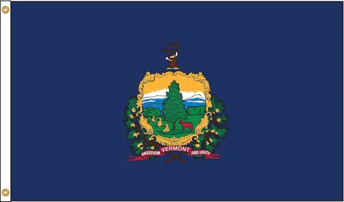 Miniatura 5 de Annin Flagmakers Bandera del estado de Vermont fabricada en Estados Unidos según las especificaciones de diseño oficiales del estado, 3 x 5 pies