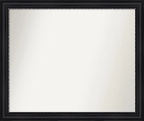 Miniatura 125 de Amanti Art Espejo personalizado, espejo de baño negro Astor, espejo de pared o espejo de tocador de baño sobre el fregadero (25 x 25 pulgadas)