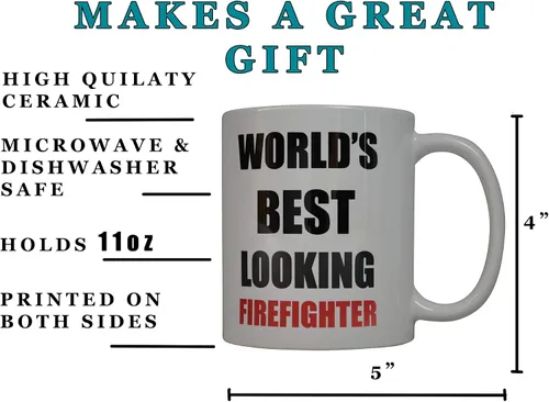 Miniatura 3 de Rogue River Tactical Divertida taza de café con la mejor apariencia del mundo, gran idea de regalo para el departamento de bomberos FD