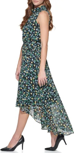 Miniatura 3 de Karl Lagerfeld Paris Women's Crepe Side Rouched Sheath Dress