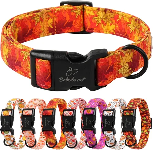 Miniatura 34 de Lindo Collar de Corduroy para Perro - Collar Ajustable Negro para Perros Pequeños de 4-10lbs, Resistente al Desvanecimiento con Cierre Seguro