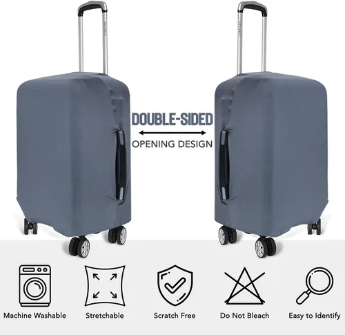 Miniatura 3 de Funda de equipaje de viaje I Protector de maleta aprobado por la TSA I Fundas de equipaje para maleta I Funda de maleta Bolsa I Protector