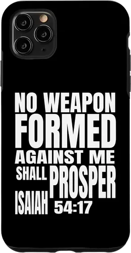 Miniatura 12 de iPhone 13 Pro No hay arma formada contra mí prosperará Isaías 54:17
