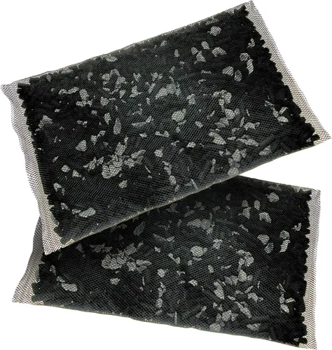 Miniatura 6 de Penn-Plax Cascade Pro-Carb Filt-A-Pack, paquete de 2 bolsas de filtro de carbón para acuario, repuesto de malla de nailon preempaquetada