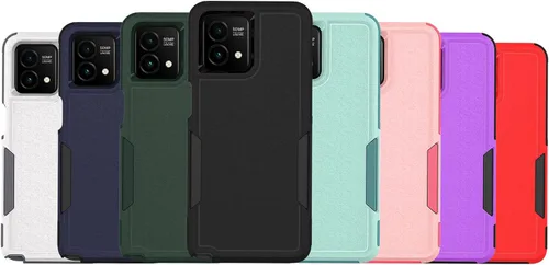 Miniatura 9 de Funda para Moto G Stylus 5G 2023: funda protectora de doble capa resistente para teléfono celular, a prueba de golpes, con protector de pantalla
