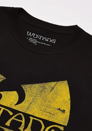 Miniatura 2 de FEA Camiseta clásica con logotipo amarillo Wu Tang Clan para hombre, Amarillo
