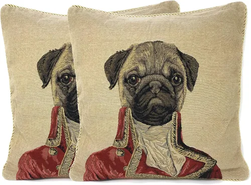 Miniatura 19 de Tache - Funda de almohada roja de Papá Noel, 1 pieza de 16 x 16 pulgadas, tapiz festivo, lindo Papá Noel está llegando a la ciudad, funda de almohada