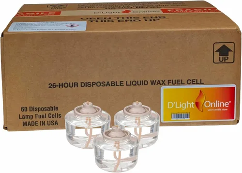 Miniatura 9 de D'light Online HD8-90 Cera líquida desechable transparente de 8 horas de vela líquida de celda de combustible, cartucho de vela de aceite líquido