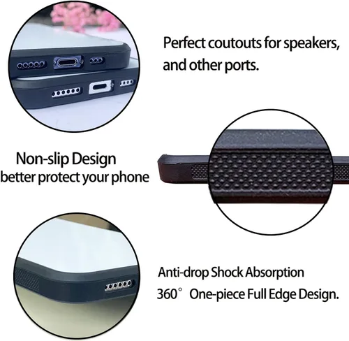 Miniatura 4 de JUSTRY 5 fundas negras de sublimación para teléfono compatibles con Apple iPhone 13 Pro Max, 6.7 pulgadas (2021), fácil de sublimar bricolaje, 2