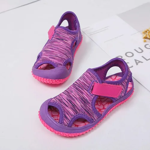Miniatura 2 de Niño Lindo Agua Acuática Zapatos NiñosNiñas Sandalias De Playa Ligero Transpirable Verano Deportes Al Aire Libre Cerrado-Toe Zapatos