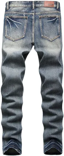 Miniatura 2 de AITITIA Jeans rasgados de corte regular para hombre