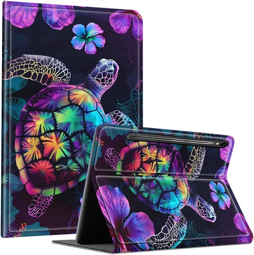 Miniatura 87 de Slim Case for Samsung Galaxy Tab S10 Lite / S10 FE / S9 FE 10.9" & Galaxy Tab S9 11", Multi-Angle Stand PU Leather Smart Folio Cover with Soft TPU