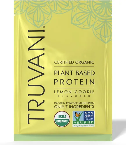 Miniatura 11 de Truvani Proteína vegana de guisante en polvo Matcha 0.71 oz de proteína orgánica a base de plantas 1 porción Keto Sin gluten y lácteos