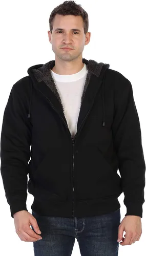Miniatura 2 de Gioberti Chaqueta con capucha de forro polar pesado para hombre