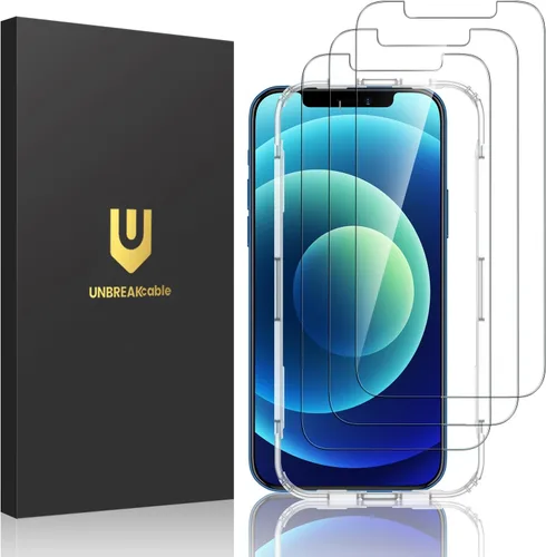 Miniatura 15 de UNBREAKcable Paquete de 3 protectores de pantalla para iPhone 17 Pro Max, vidrio templado doble inastillable [marco de fácil instalación]