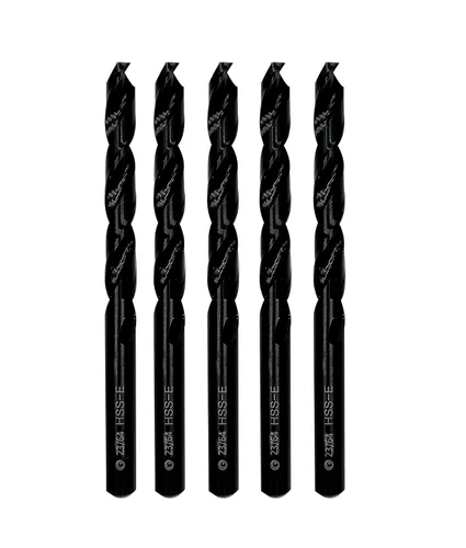 Miniatura 7 de Brocas helicoidales HSS M35 de 13/64 pulgadas, acero de alta velocidad, paquete de 10, adecuadas para aceros, hierro fundido, acero inoxidable