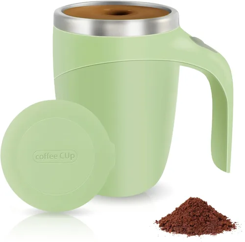 Miniatura 15 de Taza autoagitadora, taza de café magnética automática recargable, taza de café autoagitable, taza giratoria de viaje para oficina en casa