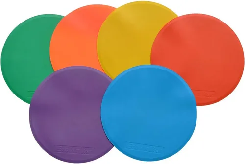 Marcadores de punto 6 marcadores de piso de 4 pulgadas, 6 pulgadas, 8 pulgadas, 10 pulgadas, 12 pulgadas, para entrenamiento de agilidad de niños