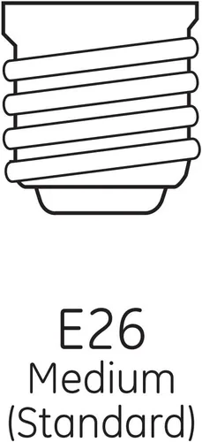 Miniatura 4 de GE Bombilla incandescente para electrodomésticos, bombilla tubular T10, 25 vatios, 250 lúmenes, base media, blanco cálido, 1 unidad, bombilla