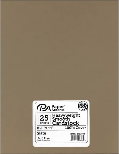 Miniatura 15 de PA Paper Accents - Cartulina suave pesada de 8.5 x 11 pulgadas, color azul, papel de cartulina de color de 111 libras para hacer tarjetas, álbumes