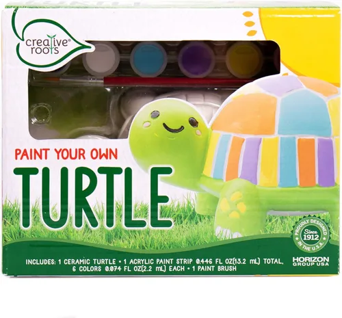 Miniatura 11 de Creative Roots Pinta tus propias mascotas de roca de Horizon Group USA, 6 colores, pincel de pintura, ojos ondulados y pegamento incluidos