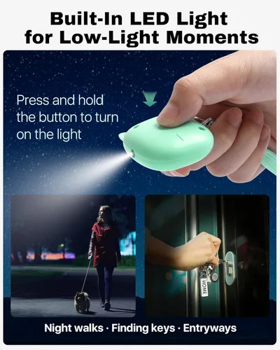Miniatura 3 de Safe Sound - Alarma personal con sonido de 130 dB, sirena fuerte, alarma de seguridad con luz LED, sirena de seguridad de sonido personal