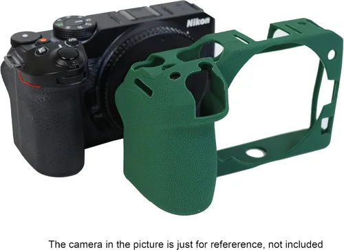 Miniatura 3 de TUYUNG Z30 - Funda protectora de silicona para cámara Nikon Z30, color verde militar