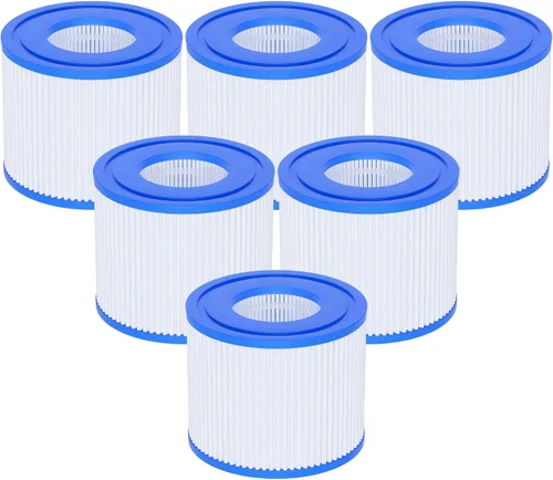 AQUALTRA Repuesto de filtro para bañera de hidromasaje, filtros de spa tipo S1 compatibles con bomba de piscina PureSpa de 4.2 x 2.8 pulgadas,