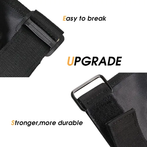 Miniatura 3 de sukemichi Asas de agarre para barra de agarre para Jeep Wrangler Accesorios TJ JK JL Gladiator JT - Hebilla de metal mejorada, naranja cibernético