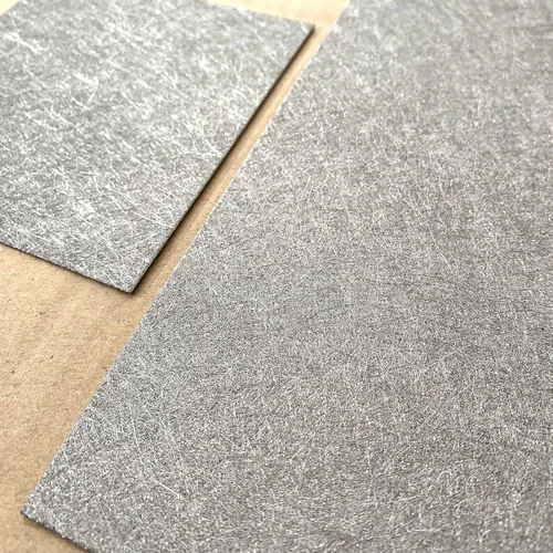 Miniatura 3 de Fieltro de fibra de titanio para pequeña máquina de absorción de hidrógeno 0.6/0.031 in Porosidad de espesor 60%-70% con alta porosidad, buena