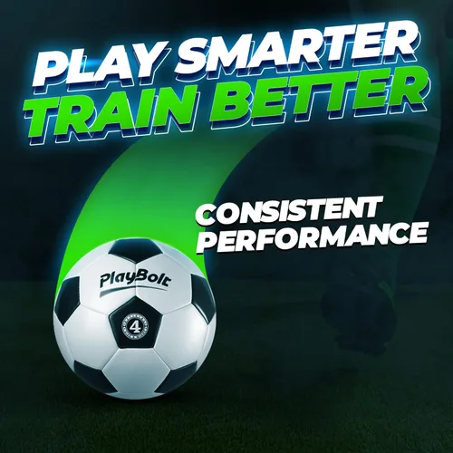Miniatura 7 de PlayBolt Soccer Ball Size 4 with Pump - Black & White Training Practice & Match Ball for Kids, Youth and Adults (Pack of 1 or 4)