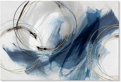 Miniatura 11 de 7Fisionart Abstract Coastal Ocean Beach Wall Art Blue Sea Waves Canvas Print Neutral Pastel Seascape Poster Modern Minimalist Coastal Wall Decor For