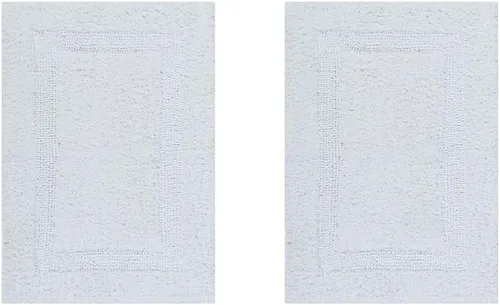 Miniatura 23 de Better Trends Alfombra de Inodoro en Forma de U Cubierta de Asiento de Inodoro de Lujo 100% Algodón Absorbente de Agua, Cubierta de Tapa Reversible