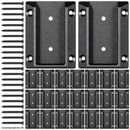 Miniatura 9 de ADC-12 Conector de soportes de barandilla de cubierta de aleación de aluminio, para 2 "x4 (Real: 1.5"x3.5") Conexión de postes de barandilla
