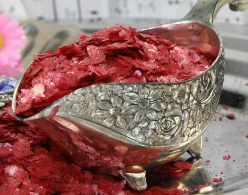 Miniatura 2 de Rojo - Cinabrio - Copos de mica natural - 311-4325 (bolsa de 1/4 oz)